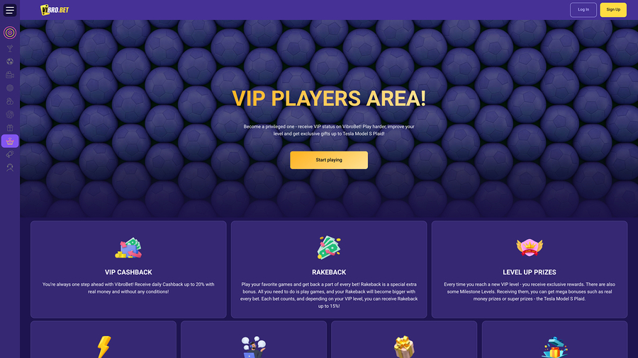 VibroBet Casino VIP Program