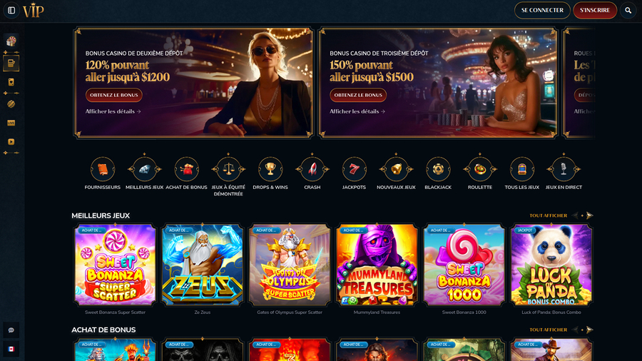 VIP Casino Desktop Games