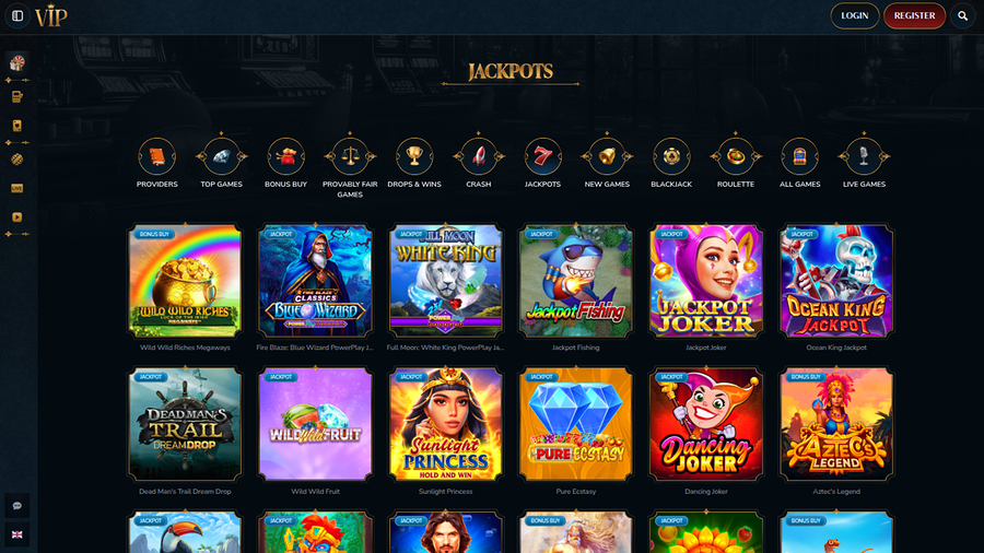 VIP Casino Desktop Jackpot