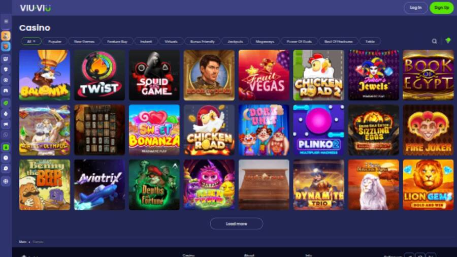 ViuViu Casino Games Desktop