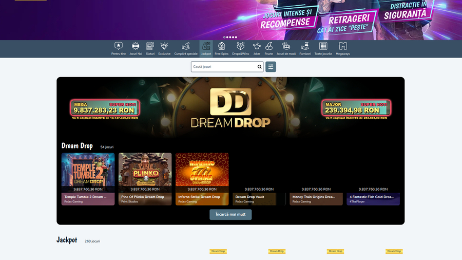 Vlad Cazino Desktop Jackpot