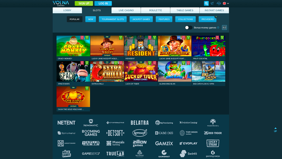 Volna Casino Desktop Games