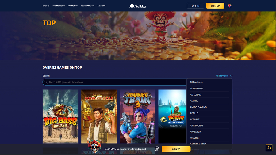 Vulkka Casino Desktop Game Developers