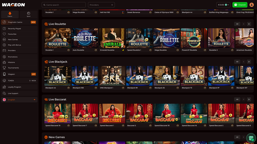 Crupier en vivo de escritorio de Wageon Casino