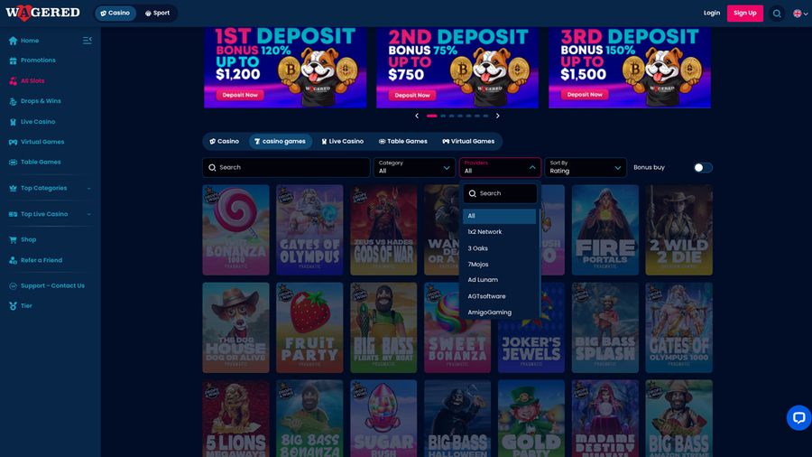 Wagered Casino Desktop Game Developers