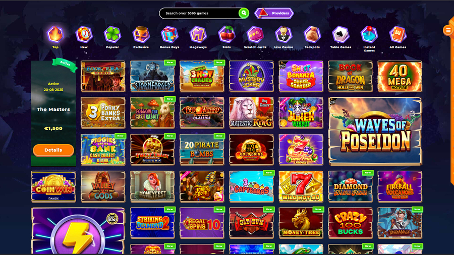 Wazamba Casino Desktop Games