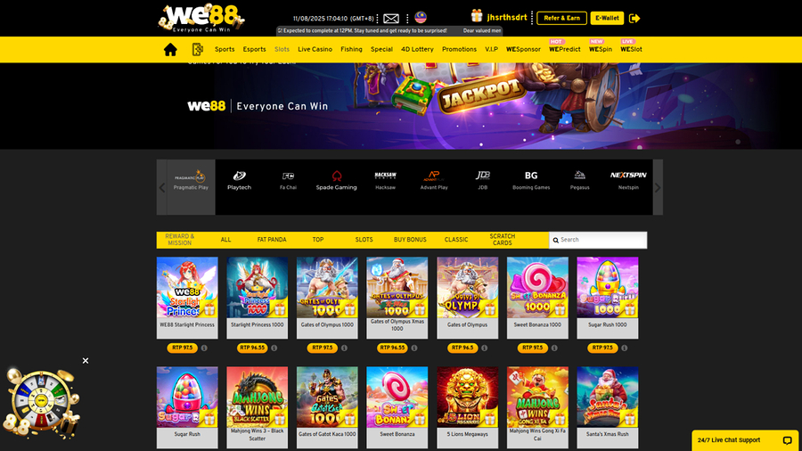  we88 casino game developers desktop