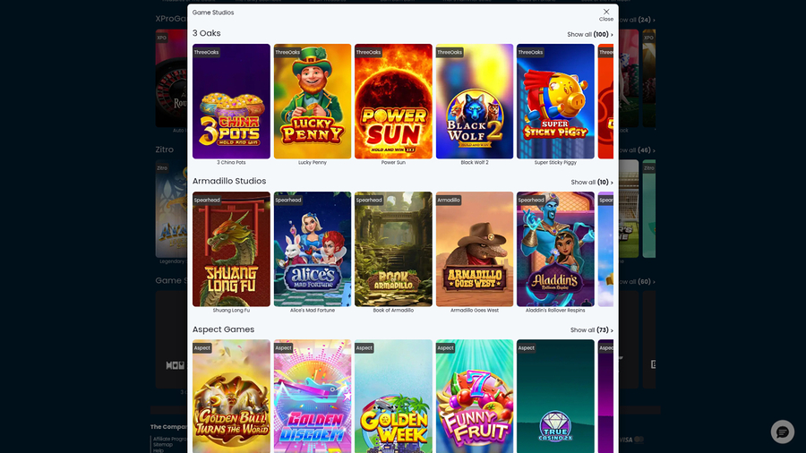 Wettigo Casino Desktop Game Developers