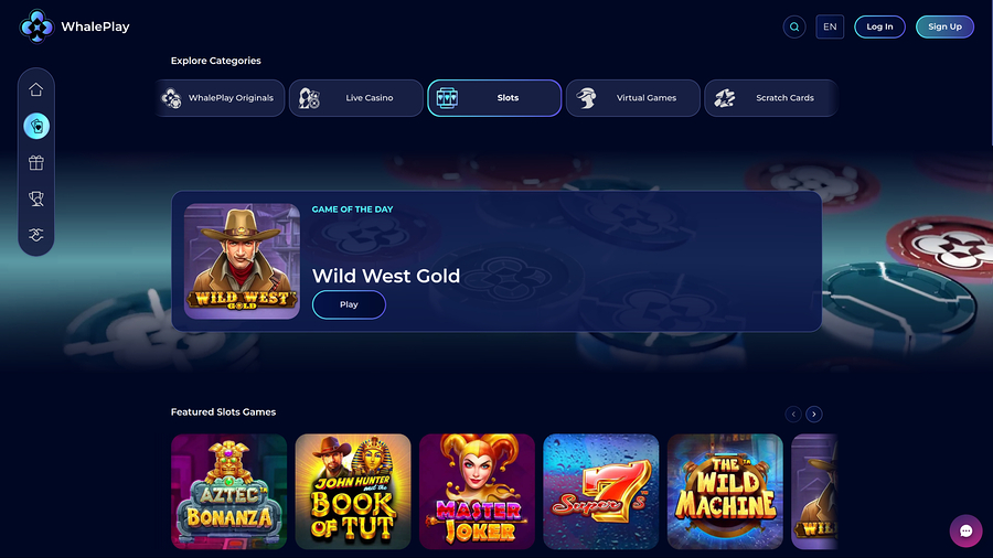 Juegos de casino WhalePlay