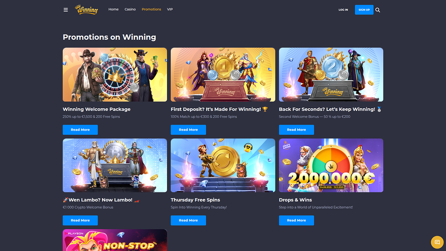 Winning Casino Desktop Promotions