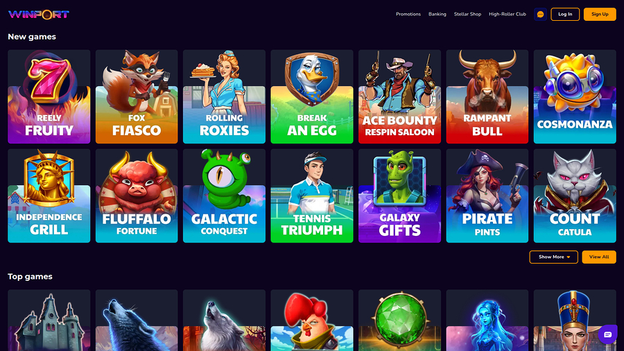 WinPort Casino Desktop Games