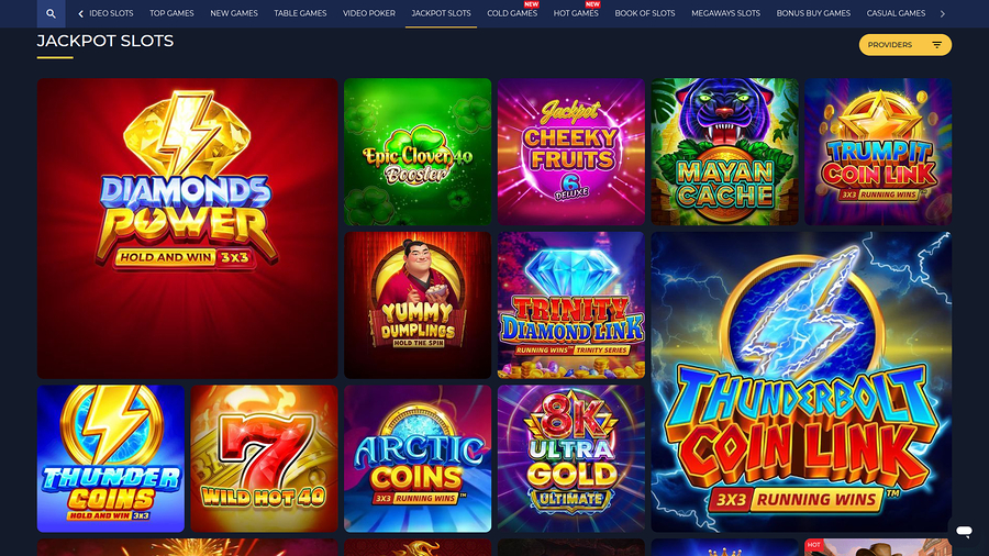 Winscore Casino Desktop Jackpot