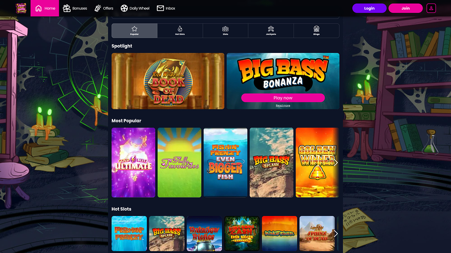 Wizard Slots Casino Desktop Games