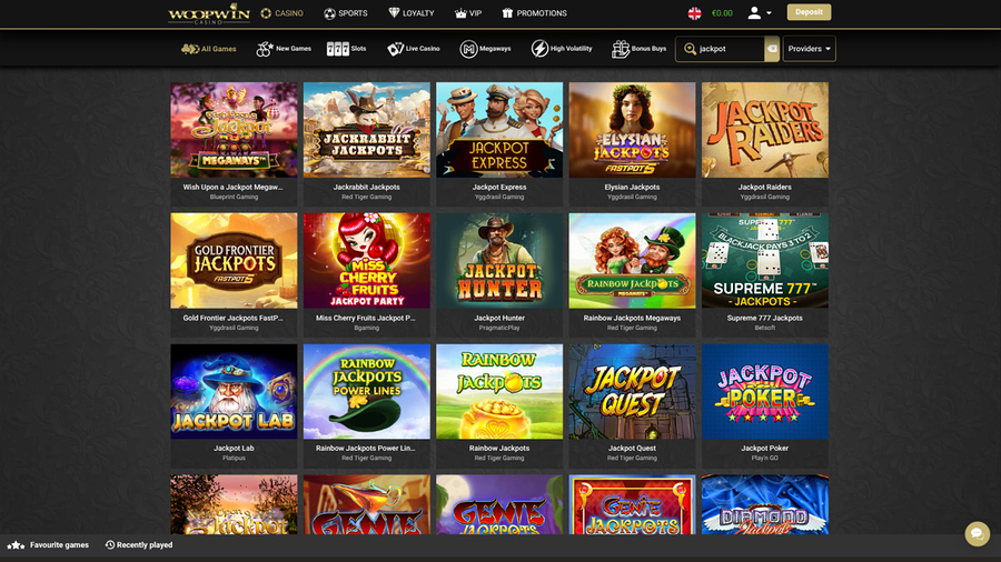 Woopwin Casino Desktop Jackpot