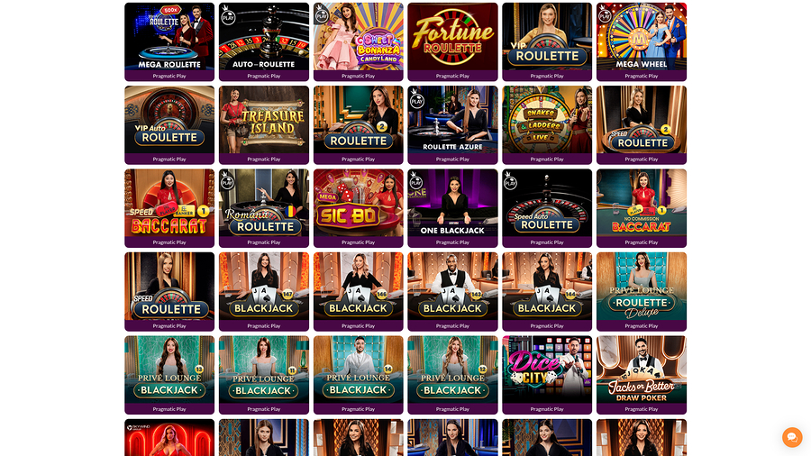 Wunderwins Desktop Live Dealer