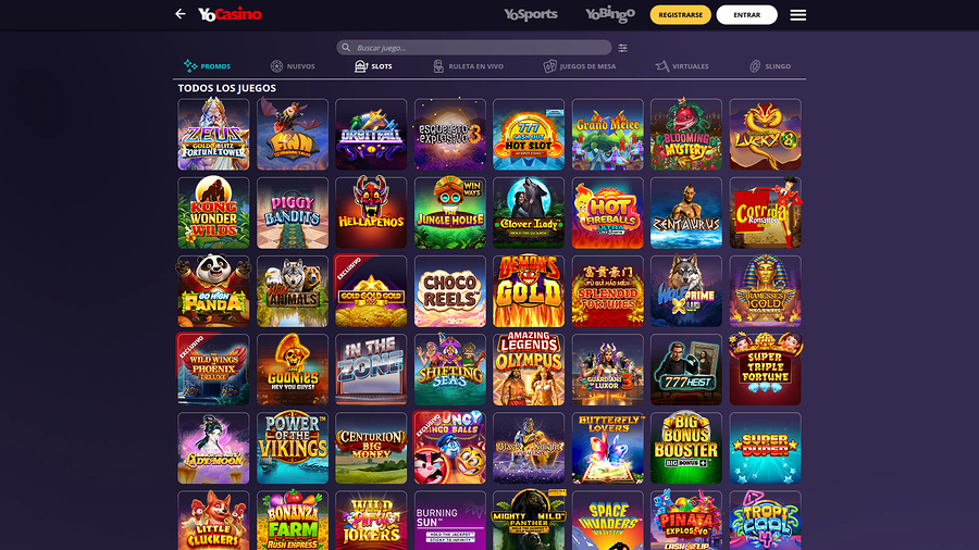 Yo Casino Desktop Games