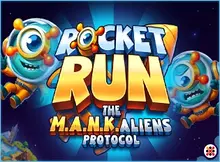 Rocketrun The MANK Aliens Protocol Screenshot