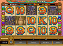 Mega Moolah Isis screenshot
