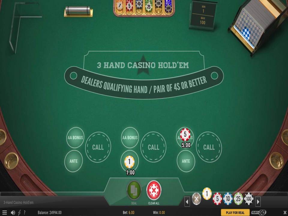 3 Hand Casino Holdem screenshot