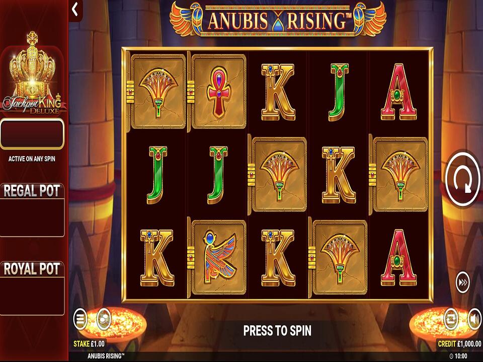 Anubis Rising Jackpot King screenshot