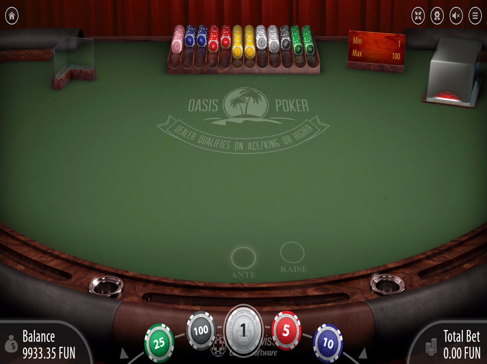 BGaming Oasis Poker screenshot