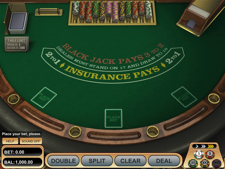 BetSoft Single Deck Blackjack screenshot