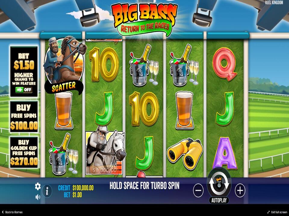 Big Bass Return to the Races screenshot