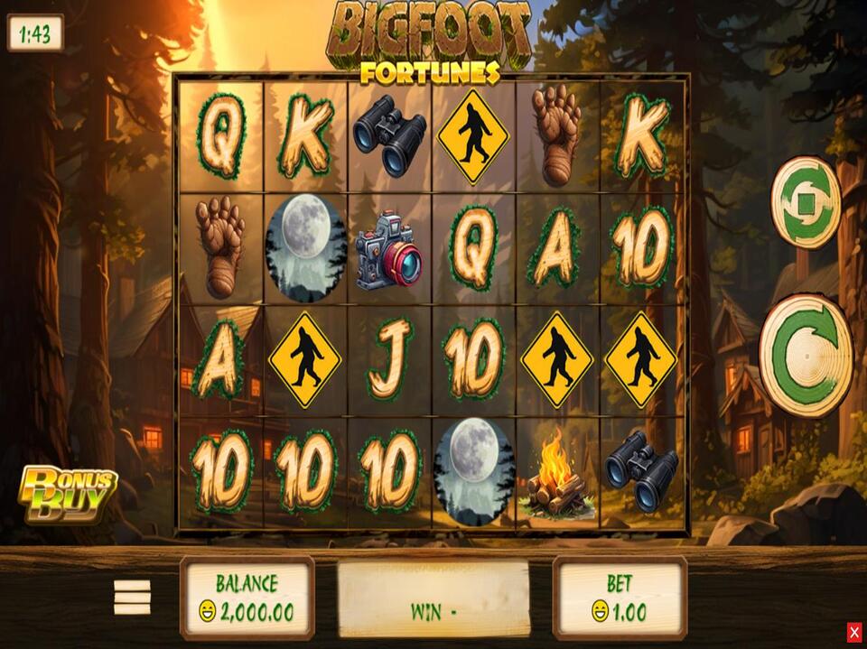 Bigfoot Fortunes screenshot