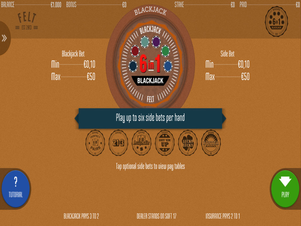 BlackJack 6in1 screenshot