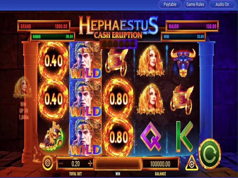 Cash Eruption Hephaestus screenshot
