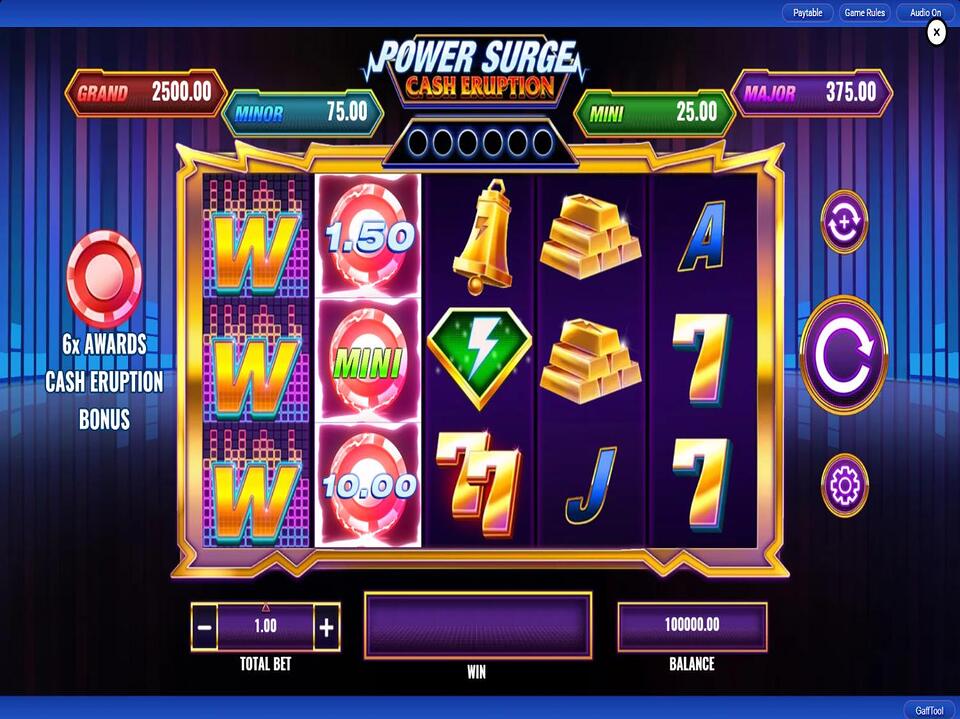 Cash Eruption Power Surge screenshot
