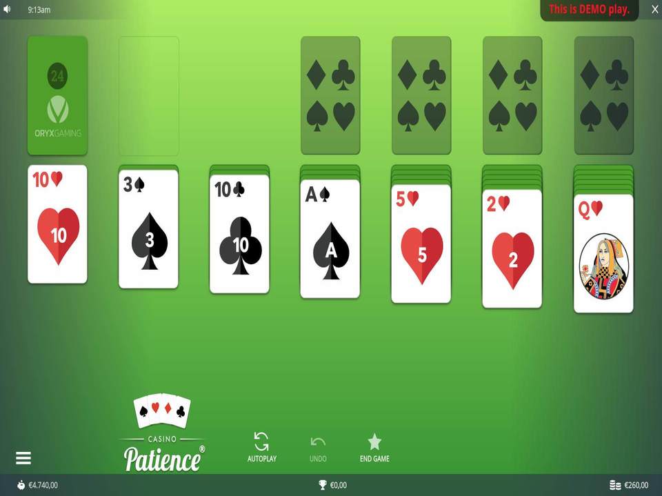 Casino Patience screenshot