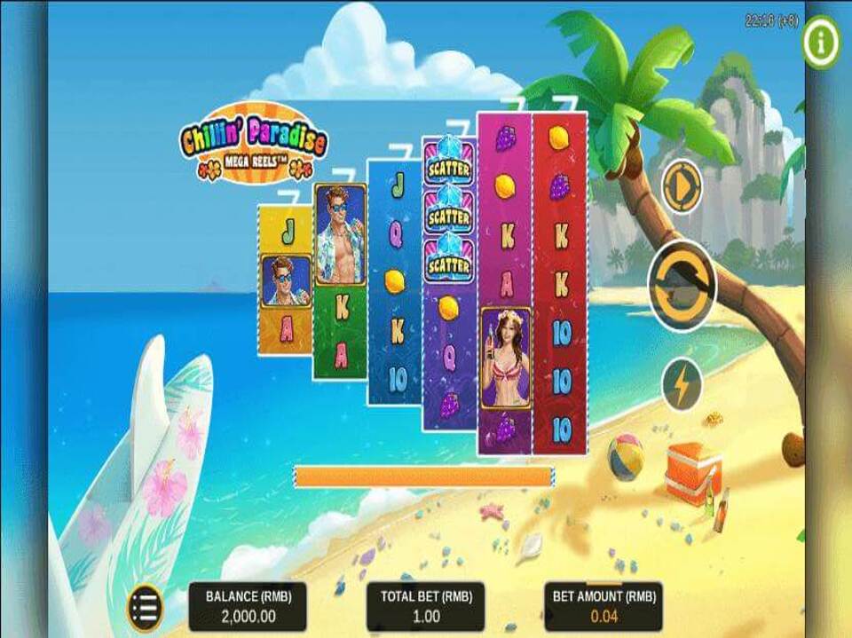 Play Chillin Paradise Mega Reels Demo by Gameplay Interactive for Free
