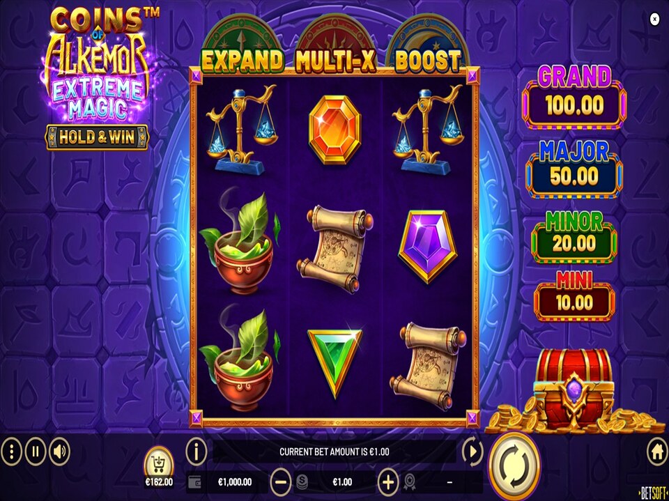 Coins of Alkemor Extreme Magic Hold and Win screenshot