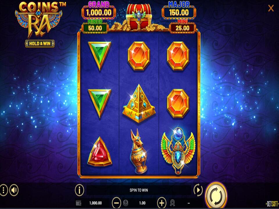 Coins of Ra Hold and Win screenshot