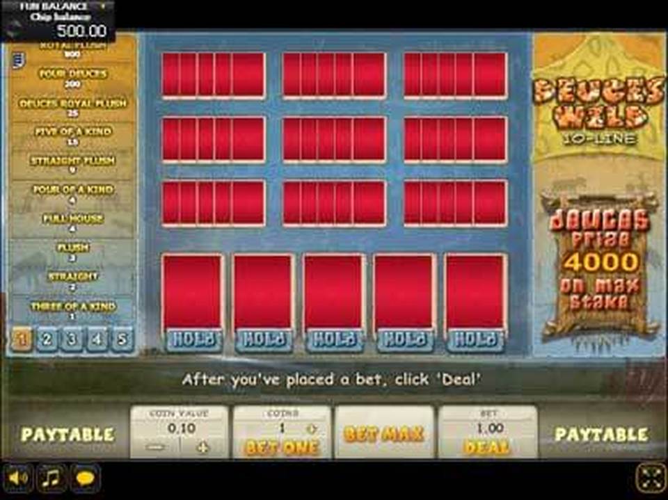 Deuces Wild 10 Line screenshot