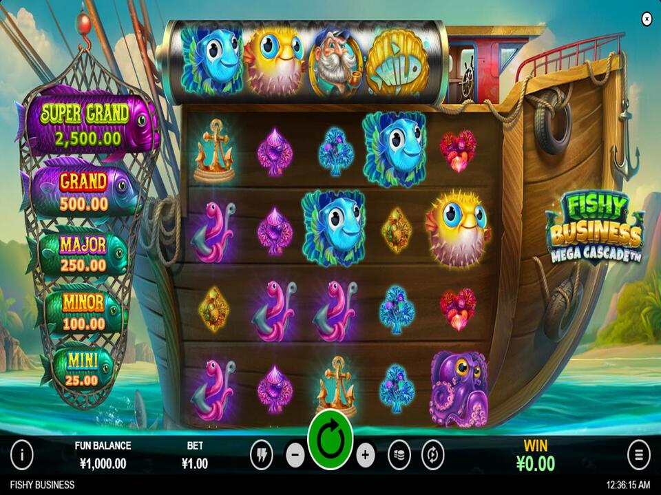 Fishy Business Mega Cascade screenshot
