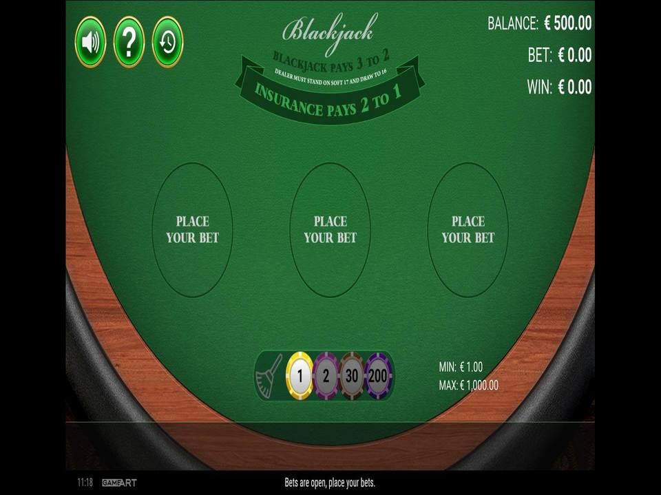 GameArt Blackjack screenshot