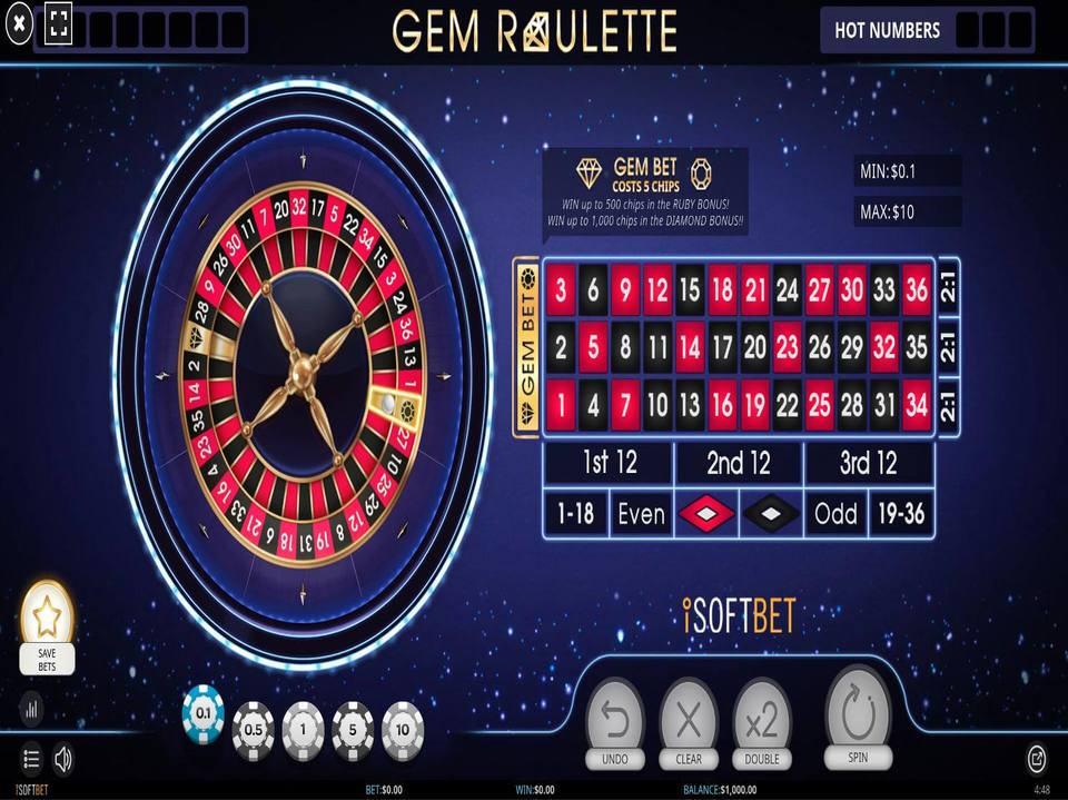 Gem Roulette screenshot