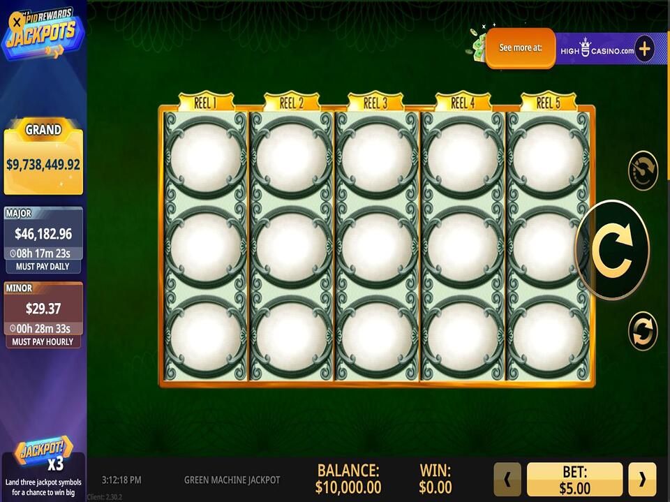 Green Machine Jackpot screenshot