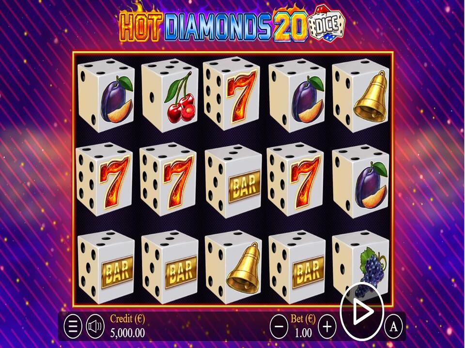 Hot Diamonds 20 Dice screenshot