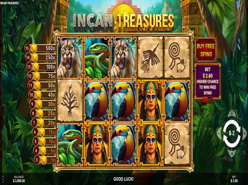 Incan Treasures screenshot