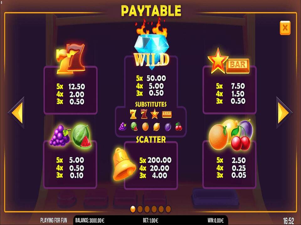 Inferno Diamonds 100 screenshot