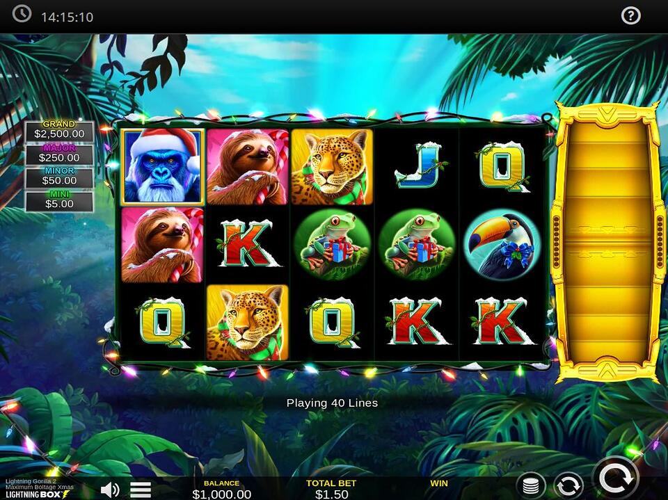 Lightning Gorilla 2 Xmas Maximum Boltage screenshot