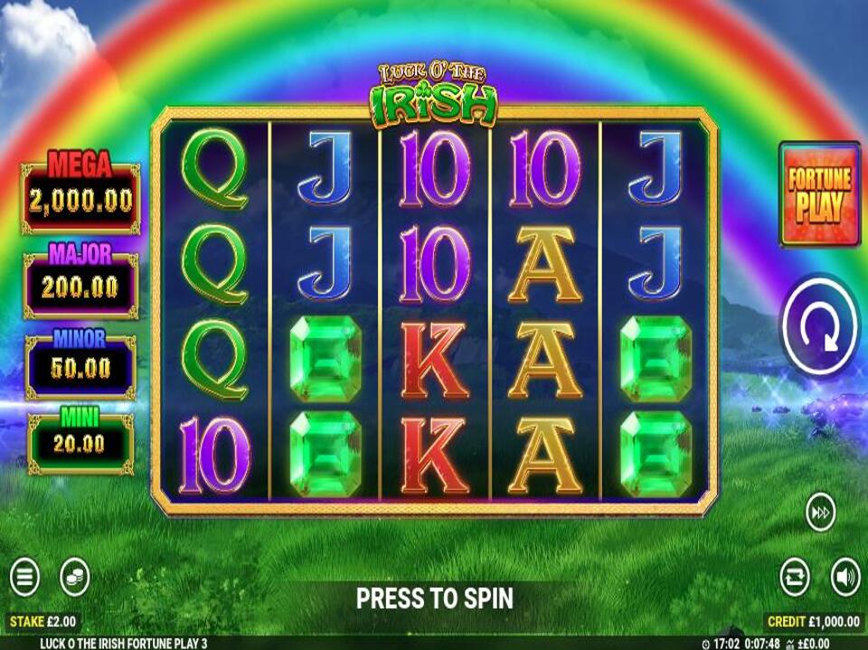 Luck O the Irish Fortune Play 3 screenshot