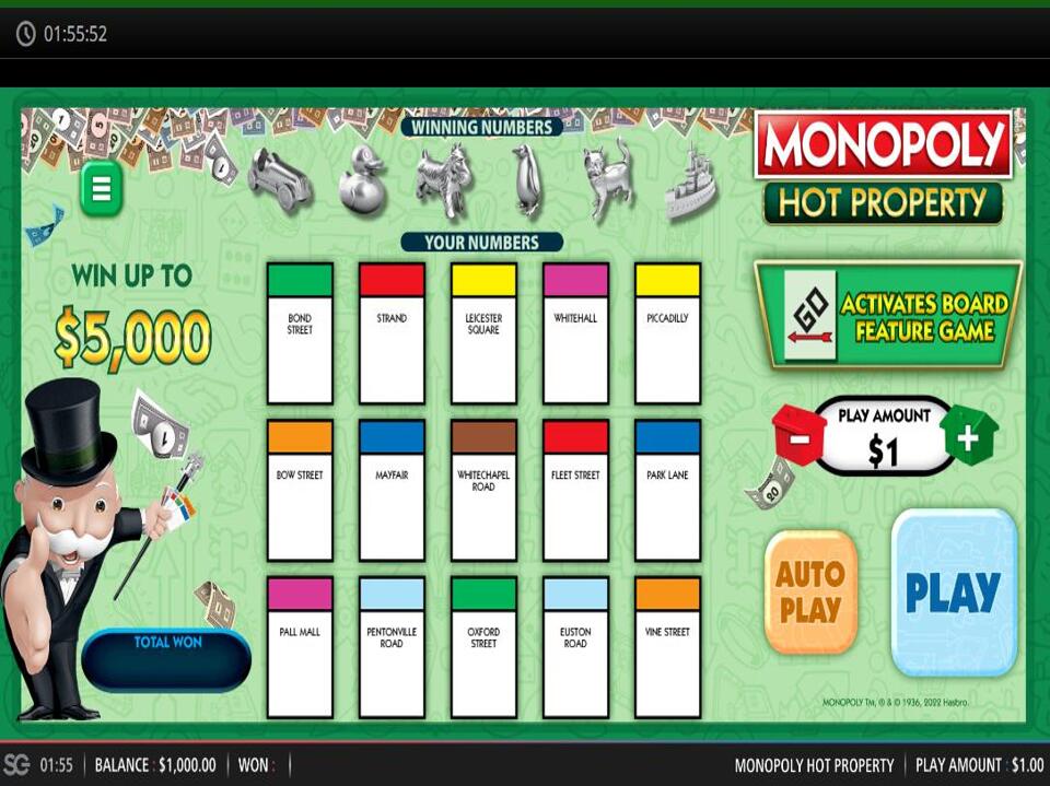 Monopoly Hot Property screenshot