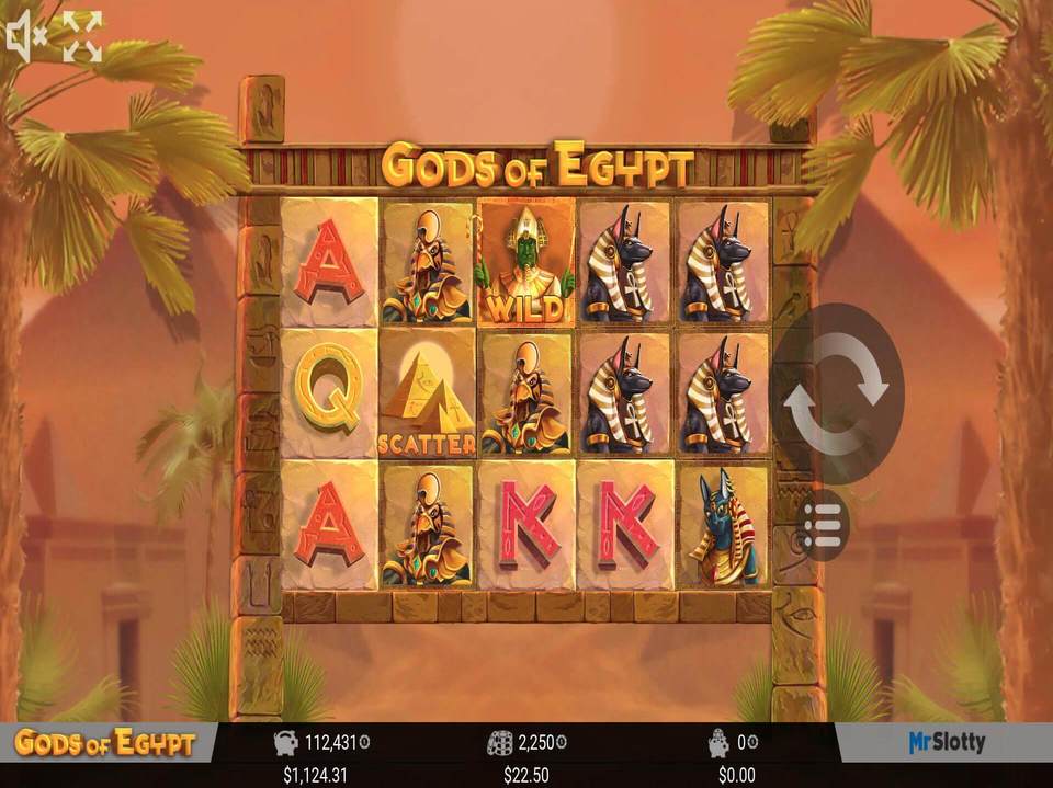 MrSlotty Gods of Egypt screenshot