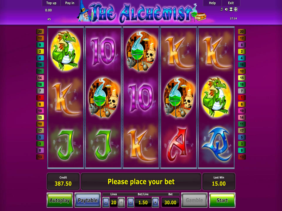 Novomatic The Alchemist screenshot
