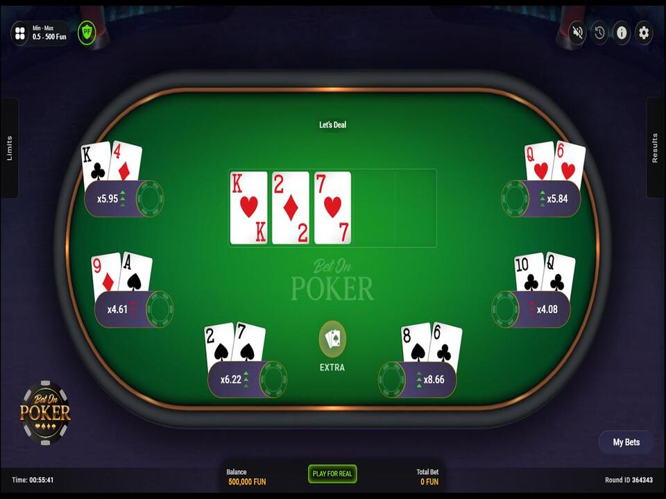 Pascal Gaming Bet on Poker screenshot