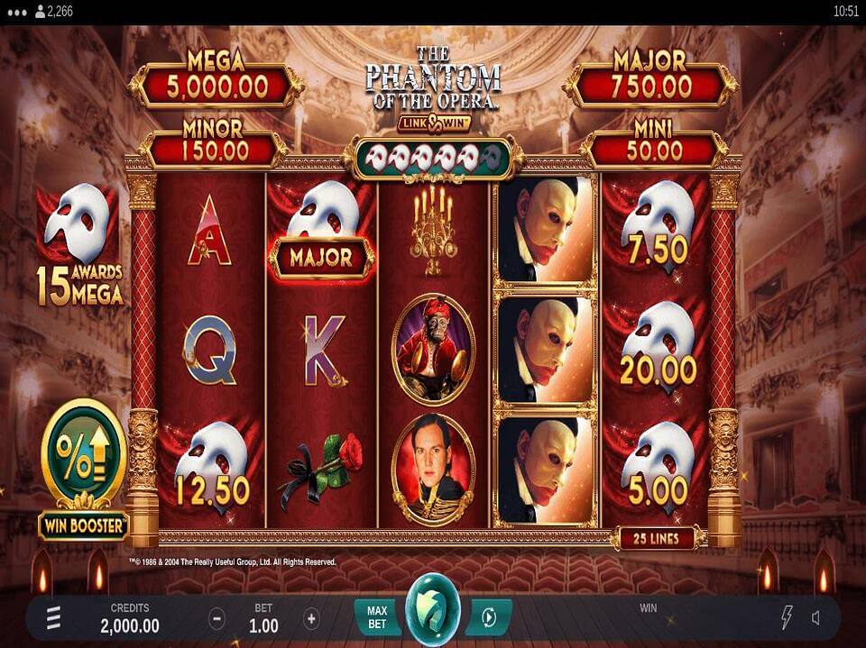 Phantom Of The Opera Link And Win screenshot